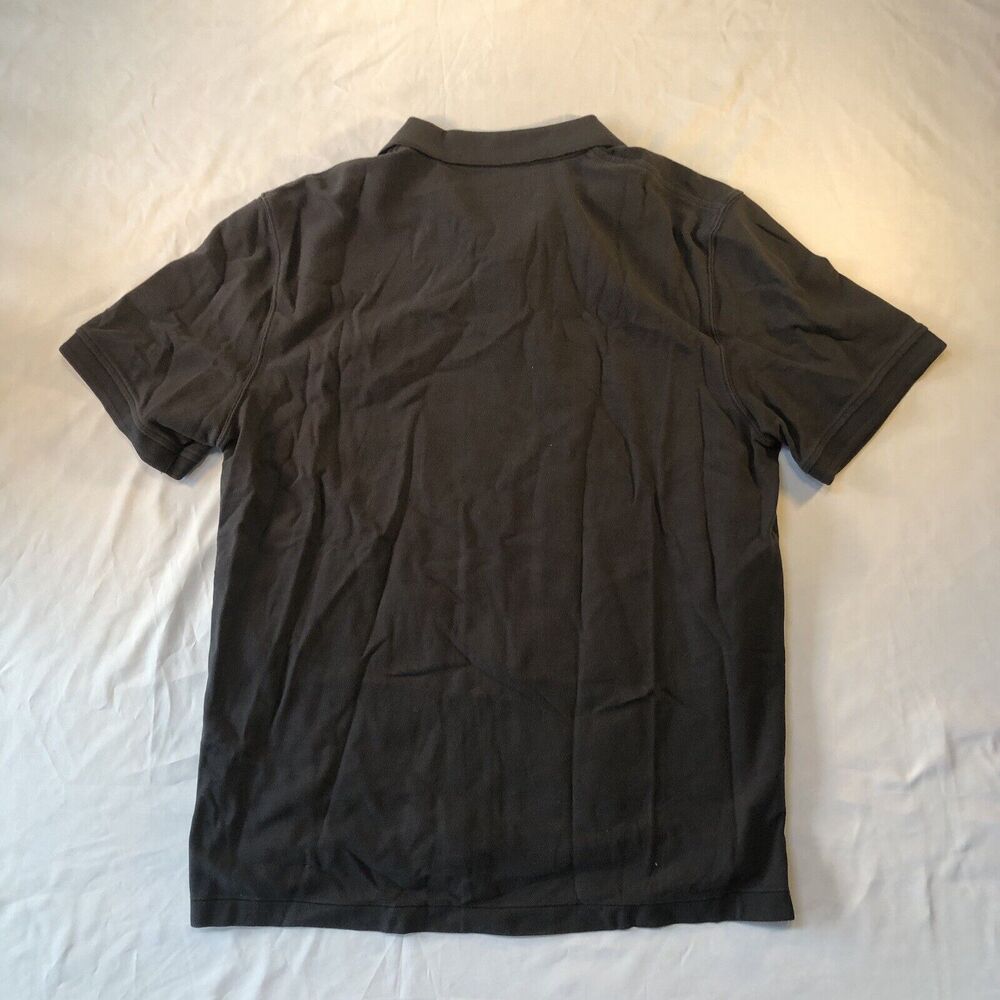 L.L. Bean Traditional Fit Short Sleeve Polo Shirt Men's Size Large Black - Picture 2 of 10